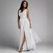 European And American Cross-border 2024 New Sexy V-neck Slim-fit Waist-enhancing Slit Long Sparkling Dress_ecoleips.com