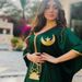 Women's Clothing Fashion Long Skirt Moon Stitching Dress Bat Sleeve Long Skirt_ecoleips.com