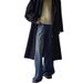 Women's Clothing New Style Women's Black High Waist Slim Tall Wide Leg Pants Long Pants_ecoleips.com