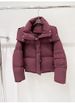 Women's Short Puffer Jacket With Hood - 2024 Winter Fashion Thickened Cotton Coat In Loose Fit (Cream, Black, Brown, Burgundy)_ecoleips.com