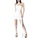 Cross-Border European And American Style 2023 Summer New Pure Desire Hot Girl Backless Solid Color Halter Neck Slim Fit_ecoleips.com