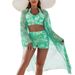 Women's Clothing New High End Fashion Sexy Ladies Three Piece Bikini Bikini Multi Color Printed Women's Swimsuit_ecoleips.com