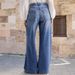 Women's Clothing Retro Wide Leg Jeans Spring New Long Straight High Waist Casual Pants For Women_ecoleips.com