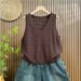 2026 New Hollow Knit Vest For Women, Spring Autumn Fashionable And Stylish Outerwear, Solid Color Top_ecoleips.com