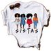 European And American Cross-border Foreign Trade Wholesale Fashion Urban Girl Round-neck Plus-size Short-sleeve T-shirt_ecoleips.com