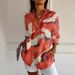 Women's Summer New Trendy Seven-Sleeve Animal Pattern Print 3D Shirt_ecoleips.com