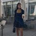 European American Women's Fashion 2026 Spring And Autumn New French Tea Party With Collar, Square Neck, Long Sleeves,_ecoleips.com