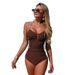 Aria Basics New One-piece Swimsuit For Women 2026 European And American Factory In-stock Wholesale Women's Cross-border_ecoleips.com