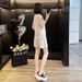 Women's European Style Casual Sportswear Set Short Sleeved Slimming Shorts Youthful Fashionable Two Piece Summer Outfit_ecoleips.com