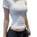 ng2510292 Skims-style 2025 Summer Women's Short-sleeve T-shirt With A Fitted Waist, Slim-fit, Skin-tight To, Slimming Hot Girl_ecoleips.com