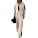Women's Clothing High Waisted Wide Leg Pants Set Zip Up Jacket Autumn Trendy Two Piece Outfit Regular Size Polyester_ecoleips.com