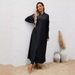 Women's Clothing Full Coverage Diving Surfing Conservative Swimsuit Three Piece Black Sunscreen Long Sleeved Split Swimsuit_ecoleips.com