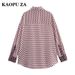 Aria Basics Aria Basics KAOPU ZA 2025 Spring New European And American Cross-Border Women's Fashion Printed Long-Sleeve Shirt Casual Jacket_ecoleips.com