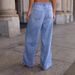 In Stock 2025 Women's New Fashion European And American Plus Size High Waist Drawstring Loose Wide Leg Slimming Denim_ecoleips.com