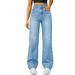 New Jeans Loose Straight Cross-Border European And American Women's Factory Direct Sale_ecoleips.com