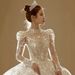 New 2026 French Retro Style Long Train Wedding Dress for Women High Quality Textured American Style Main Wedding Dress_ecoleips.com
