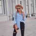 Oversized Denim Shirt Jacket – Slimming Button-Down Long Sleeve With Relaxed Fit (S-XL, Light Blue, Versatile Layering Staple For Work & Weekend)_ecoleips.com