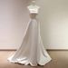 Women's Clothing Strapless Light Wedding Dress Simple Satin Wedding Main Dress Bride Thank You Banquet Welcome Out Dress White Small Tail Dress_ecoleips.com