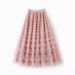 new French long skirt for women temperament elegant solid color high waist mesh cake skirt puffy skirt_ecoleips.com