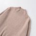 New Simple And Versatile Soft Stand-up Neck Knitted Sweater_ecoleips.com