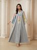 Women's Malaysian Clothing Long Robe NC152 Cross Border Embroidered Foreign Trade Dress Muslim Fashion_ecoleips.com