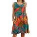 Fashion Cross-Border Trade 2026 Spring Summer New Printed Tank Loose Pocket Dress For Women In Stock_ecoleips.com