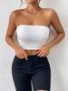 Aria Basics Aria Basics 2026 Hot-selling European And American Cross-border Sexy Navel-revealing Strapless One-piece Tank Top For Women_ecoleips.com