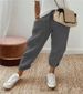 Suitable For All Seasons 2024 Women's Printed Cotton Linen Craft Pocket Casual Long Pants_ecoleips.com