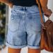 2025s High Waist Fringe Ripped Denim Shorts Women Hot Pants_ecoleips.com