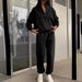 Autumn/Winter Fashion Zipper Lapel Solid Color Casual Two-Piece Set_ecoleips.com