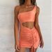 2024 Summer European And American Sexy Strap Dress For Women, . Cross-Border Bodycon Pleated Women's Clothing_ecoleips.com
