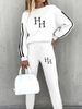 Women's Oversized Color-Block Hoodie Set – Trendy Cartoon Print Pullover With Drop Shoulder (S-XXL, Unisex Soft Polyester Lounge Wear)_ecoleips.com