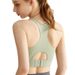 Women's Clothing High Strength Shock Proof Bra Nude Sports Underwear Women's Running Fitness Yoga Clothes One Piece Cup Large Size_ecoleips.com