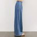 Vintage Relaxed Fit Wide Leg Jeans For Women - Stretchy Waist Flowy Denim Pants (Retro Blue) | Boho Chic & Comfortable_ecoleips.com