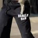Streetwear Drawstring Pants – Soft & Breathable Straight-Leg Trousers For Women (S-XL, Cross-Print Design & Adjustable Waist)_ecoleips.com