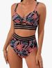 Elegant Sheer Cover-Up Bikini Set – Sexy High-Waisted Bottoms & Triangle Top (Stylish Swimwear For Beach & Pool)_ecoleips.com