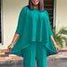 Plus Size African Print Top - Elegant Loose Fit & Irregular Hem (Summer Women's Fashion, Breathable & Stylish)_ecoleips.com