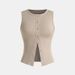 Elegant Women's Summer Blazer & Wide-Leg Pants Suit - Breathable Polyester Business Office Wear Set (Black/Light Gray/Light Khaki)_ecoleips.com