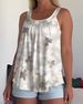 Aria Basics Aria Basics Women's Camisole European And American Cross-Border 2025 New Graffiti 3D Digital Print Casual Sleeveless Vest_ecoleips.com