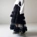 New Heavy Duty Long Skirt With Multi Layer Cake Skirt And Tutu Skirt High Waist All Match Solid Color A Line Multi Layer Cross Border_ecoleips.com