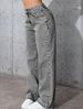 Women's Clothing Sweet And Spicy Style High Waist Large Straight Pants_ecoleips.com