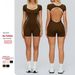 Women's Clothing Women's Color Blocked Nude Feel Bodysuit Hollowed Out Back Tight Fitting Sportswear For Running Exercise Yoga_ecoleips.com