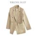 Women’s Casual Blazer – Oversized Spring Jacket | Korean Loose Fit | Slimming & Versatile | S-XXXXL | 23 Colors_ecoleips.com