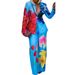 Women's Clothing Spring And Autumn Women's Clothing V Neck Single Button Placket Casual Suit Trousers Two Piece Suit_ecoleips.com
