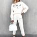Women's Clothing Sweatshirt women's fashion new hot style autumn and winter plus velvet round neck suit_ecoleips.com