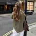 Women's Clothing Spring And Summer Casual Loose Lapel Short Sleeved Shirt With Fashion Green Mid Length Tops For Women_ecoleips.com