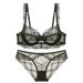 Lace Lingerie Set, Thin Feminine, French Style, Pure Desire, Push-up Bra Without Padding, High-end Feel_ecoleips.com