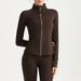 Triton Long Sleeve Yoga Jacket For Women Quick Drying Stand Collar Slim Fit Zipper Fitness Sports Top Outdoor Running_ecoleips.com