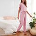 Voya Women's Minimalist Home Clothing Fashion Set For Summer Can Be Worn As A Casual Two-piece Set For Women_ecoleips.com