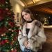Fox Fur Jacket Women's Furry Fashion Smudge Short Furry Top_ecoleips.com